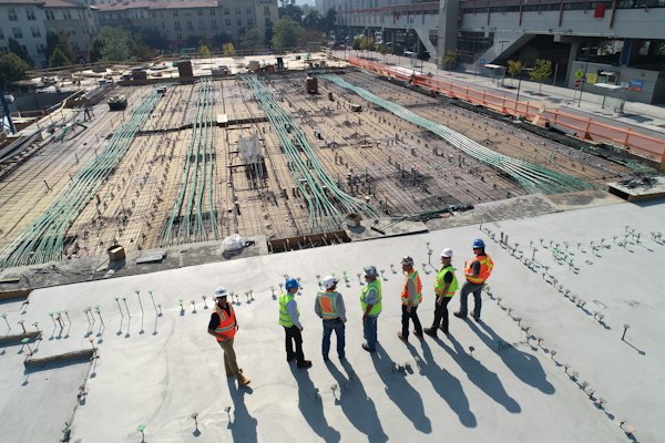 Turnkey engineering and construction site
